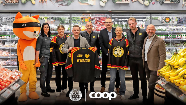 Coop Mitt förlänger partnerskapet med Brynäs IF och En Bra Start.