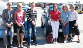 Peter och Ann-Charlotte Ström, Johan Klarström, Anna Hillbom-Johansson samt Anna och Lennart Lindgren.