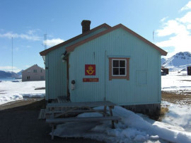 Världens nordligast postkontor i Ny-Ålesund.