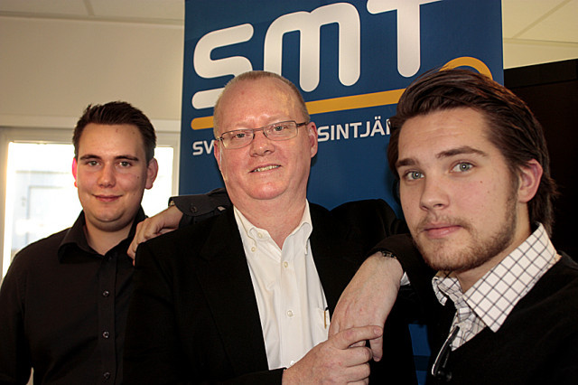 Robert Holmström, Mats Thunell och Mathias Bohlin SMT