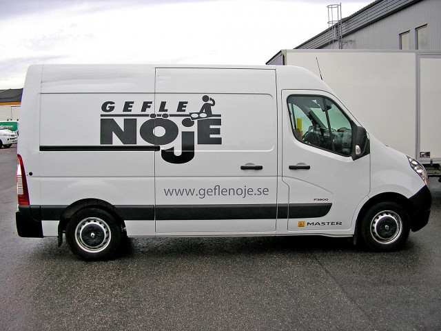 4Sign profilerade Gefle Nöjes nya Renault Master.