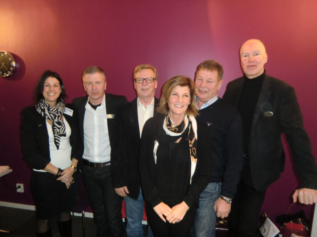 Carola Häggström, LRF Konsult, Bo König, Danske Bank, Kenneth Levin, LRF Konsult, Marianne och Lars Gimström, Gävle Partiaffär, och Leo Rossi ALMI Dalarna Gävleborg