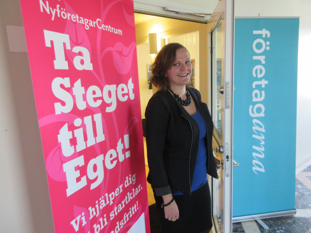 Eva Cooper hälsar välkommen till NyföretagarCentrum